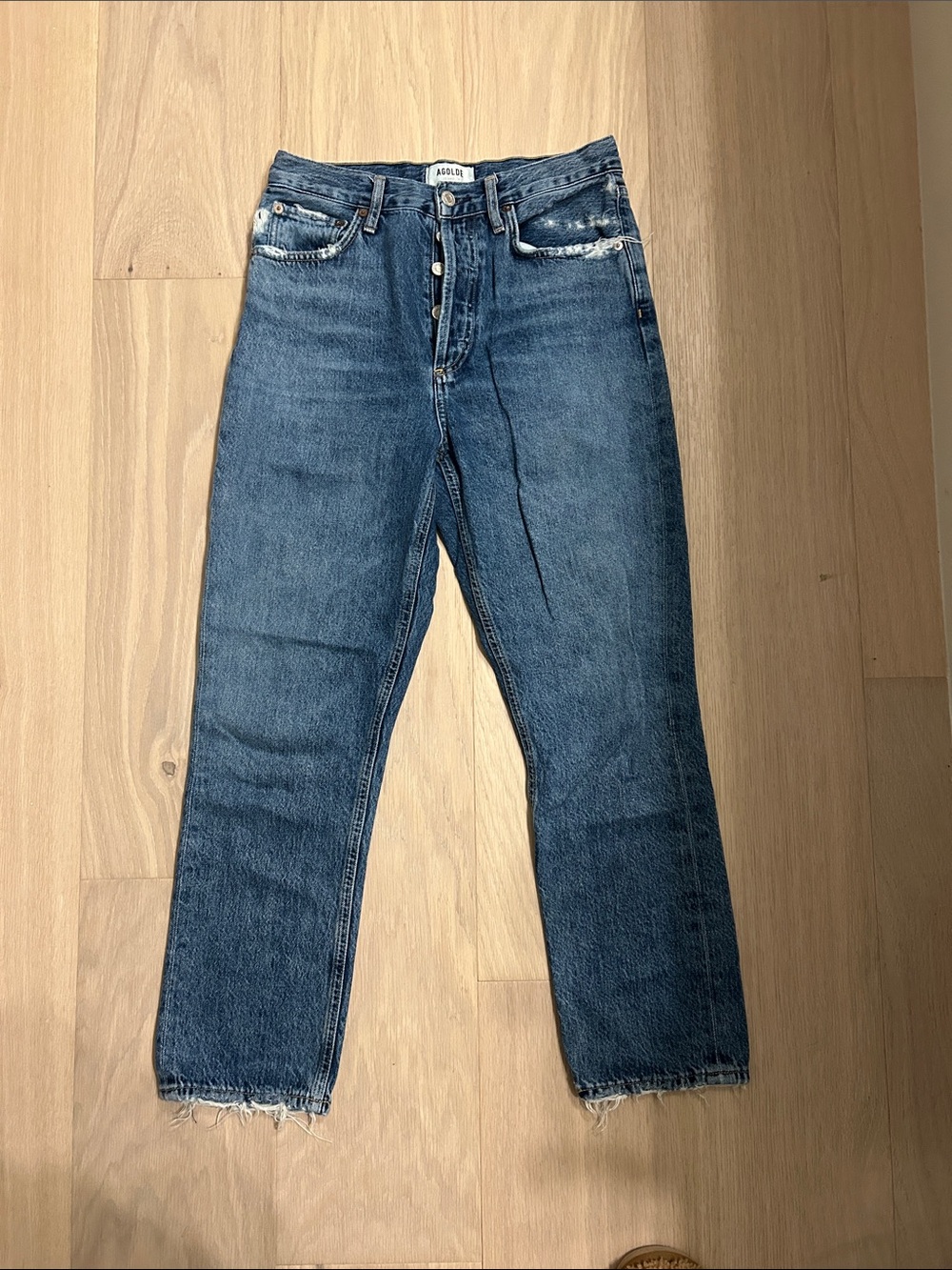 AGOLDE | Riley High Rise Ankle Crop
